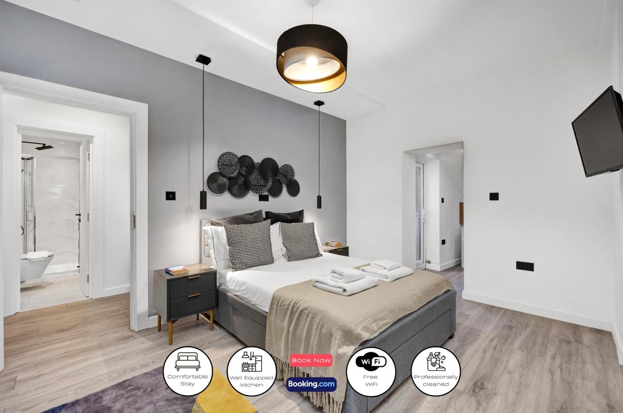 Hilldrop Apartments Short Term Rental & Flexible Renting Islington With Free Wifi, Parking & Garden London Exterior photo