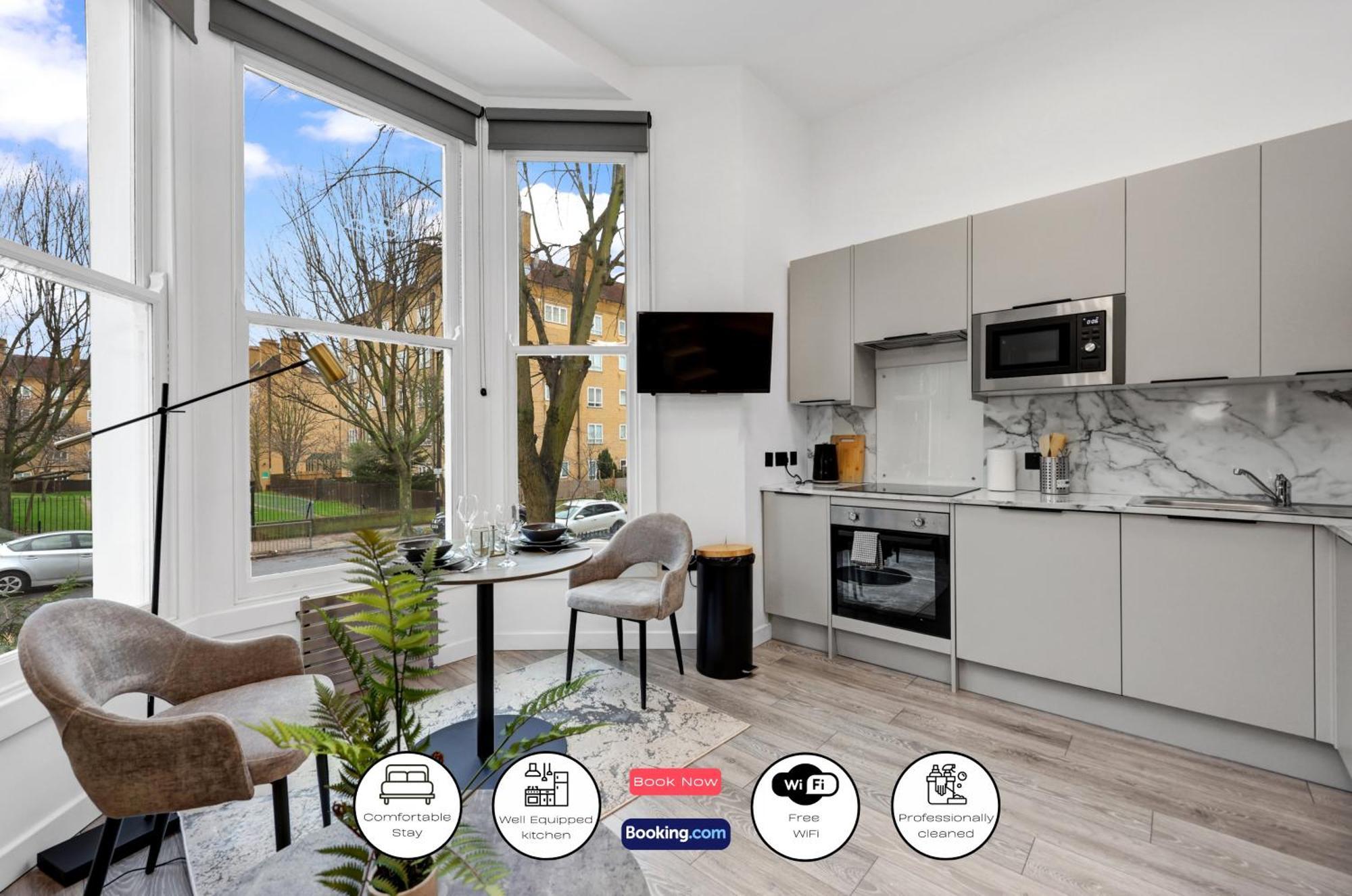 Hilldrop Apartments Short Term Rental & Flexible Renting Islington With Free Wifi, Parking & Garden London Exterior photo
